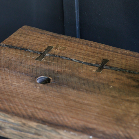 Reclaimed Natural Timber Console