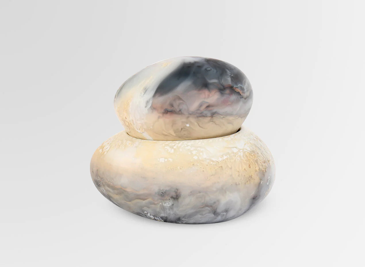 Dinosaur Design Resin pebble jar